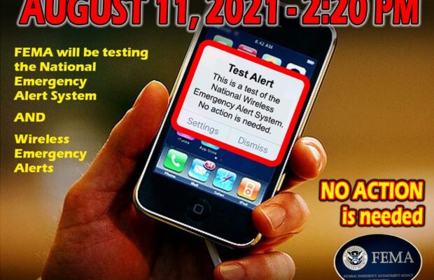 FEMA System Test- AUGUST 11th at 2:20PM